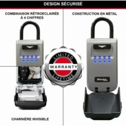 Master Lock Boite à Clés MASTERLOCK Avec Anse - Rétroéclairé - 5424EURD -Promos Matériel Boutique 33534707 3