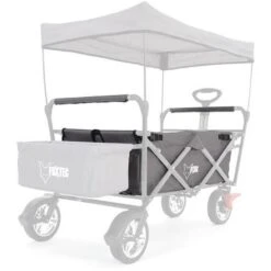 FUXTEC - Tissu D'habitacle Chariot De Transport Pliable City Cruiser En Gris
