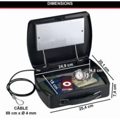 Master Lock Coffre-fort à Combinaison électronique MASTERLOCK Portable Et Compact - P008EML 9 Master Lock Coffre-fort à Combinaison électronique MASTERLOCK Portable Et Compact - P008EML -Promos Matériel Boutique 33587295 5