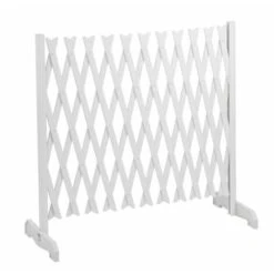 Barrière De Protection Extensible Blanche Plastique