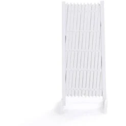 Barrière De Protection Extensible Blanche Plastique -Promos Matériel Boutique 3366528 3