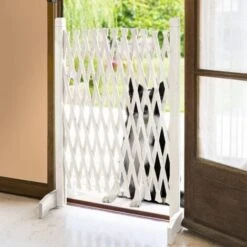 Barrière De Protection Extensible Blanche Plastique -Promos Matériel Boutique 3366528 5