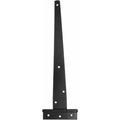 AIDUCHO Lot De 6 Charnières En T Résistantes Pour Abri De Jardin, Portail En Bois, Charnières De Portail De Grange Noires En Fer Forgé Antirouille -Promos Matériel Boutique 33917001 3