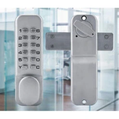 AIDUCHO Serrure De Porte Ditial Avec Clavier à Code D'accès Mécanique OS25A -Promos Matériel Boutique 33917022 3