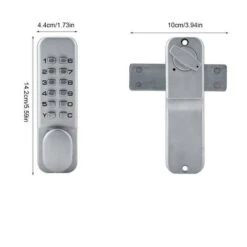 AIDUCHO Serrure De Porte Ditial Avec Clavier à Code D'accès Mécanique OS25A -Promos Matériel Boutique 33917022 4