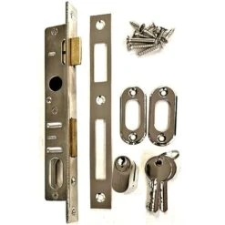 Serrure Monopoint Axe 15 Mm Encastrer + Gâche Klose Besser