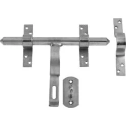 AFBAT Verrou Vervelle Acier Zingué, H.195 X L.200 X P.30 Mm