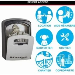 Master Lock Boite à Clés XL MASTERLOCK Fixation Murale - 5403EURD 9 Master Lock Boite à Clés XL MASTERLOCK Fixation Murale - 5403EURD -Promos Matériel Boutique 35188709 5