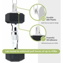 LITZEE Bloc Porte Securite Bebe (4 Serrures + 1 Clés), Bloque Porte Bébé Magnétique, Installation Facile En Quelques Secondes, Aucun Outil Ni Vis Nécessaires -Promos Matériel Boutique 35463077 4