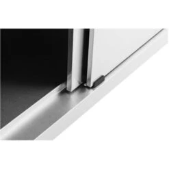 Meuble Bas Inox - Avec Dosseret - 200 X 60 Cm - Capacité De 600 Kg -Promos Matériel Boutique 35636527 3