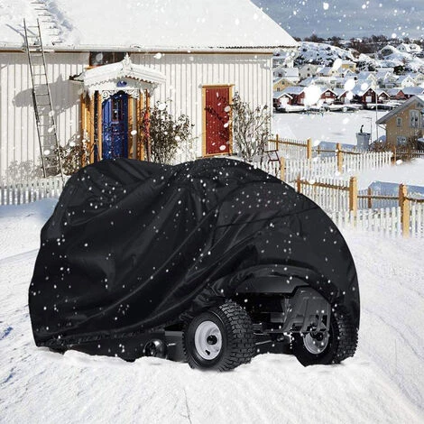 Housse De Tondeuse à Gazon - Housse De Tracteur S'adapte Aux Ponts Jusqu'à 54" Housse De Rangement En Polyester Oxford 210D Robuste, Ajustement Universel Avec Cordon De Serrage Et Sac De Rangement Pou 4 Housse De Tondeuse à Gazon - Housse De Tracteur S'adapte Aux Ponts Jusqu'à 54" Housse De Rangement En Polyester Oxford 210D Robuste, Ajustement Universel Avec Cordon De Serrage Et Sac De Rangement Pou – Image 4