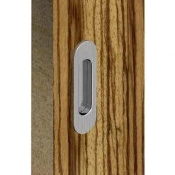 Lot De 2 Poignées à Encastrer Ovales, Acier Finition Satiné 6 Lot De 2 Poignées à Encastrer Ovales, Acier Finition Satiné -Promos Matériel Boutique 3621372 3