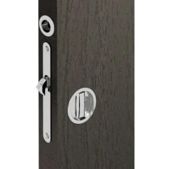 Kit Serrure à Condamnation, Poignée Ronde, Acier Finition Chromé -Promos Matériel Boutique 3621380 3