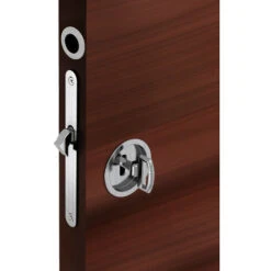 Kit Serrure à Clés, Poignée Ronde, Acier Finition Satiné -Promos Matériel Boutique 3621381 3