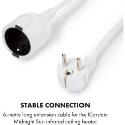 Midnight Sun Plafonnier Infrarouge Câble Rallonge De 6 Mètres -Promos Matériel Boutique 36838724 3