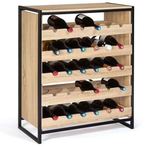 Etagère Range Bouteilles DETROIT Casier à Vin Design Industriel 1 Etagère Range Bouteilles DETROIT Casier à Vin Design Industriel