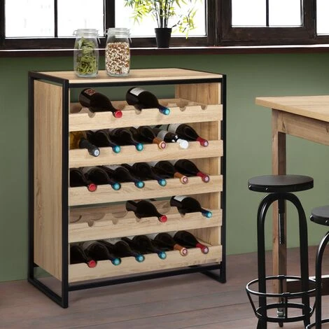 Etagère Range Bouteilles DETROIT Casier à Vin Design Industriel 2 Etagère Range Bouteilles DETROIT Casier à Vin Design Industriel – Image 2