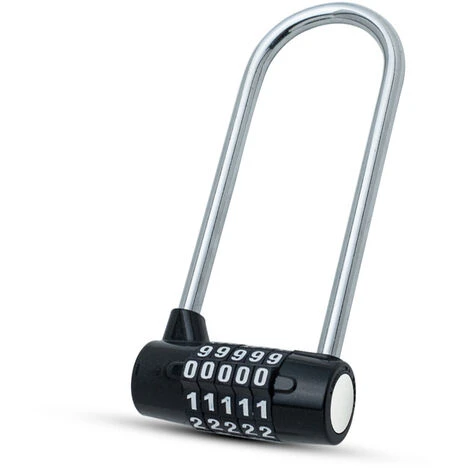 Cadenas De Combinaison à 5 Chiffres - Verrou De 148mm Robuste Robuste - Facile à Utiliser Et Réinitialisable - Petit Cadenas Pour Casiers, Extérieurs, Usage Intérieur, Conteneurs Et Portes 1 Cadenas De Combinaison à 5 Chiffres - Verrou De 148mm Robuste Robuste - Facile à Utiliser Et Réinitialisable - Petit Cadenas Pour Casiers, Extérieurs, Usage Intérieur, Conteneurs Et Portes
