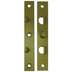 Plaque Plate Fixation L.140mm B.22mm S.3mm Acier Galvanisé