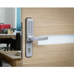 Thirard - Serrure à Combinaison Chromée Mat Avec Béquille Double Pour Serrure à Encastrer Entraxe 70 Mm 3 Clés -Promos Matériel Boutique 38702382 3