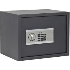 Coffre-fort électronique Mural 380x300x300mm Serrure à Combinaison Alarme Double Boulon En Acier