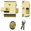 Yale Locks P1 Visi DMG PB Verrou De Sûreté Double à Cylindre Entrée 60 Mm