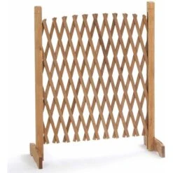 Barrière Extensible Bois Treillis 30 à 150 Cm