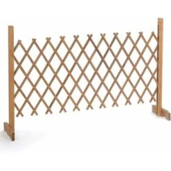 Barrière Extensible Bois Treillis 30 à 150 Cm -Promos Matériel Boutique 403356 4
