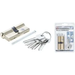 Barillet Cylindre De Serrure 70 Mm En Laiton Avec 5 Cles -Promos Matériel Boutique 42190791 3