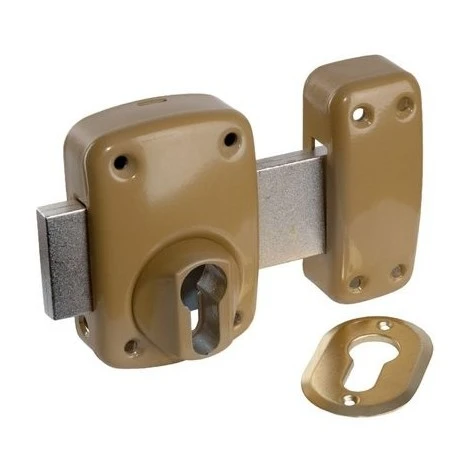 Verrou Corvette à Cylindre Européen Thirard, Epoxy Bronze 1 Verrou Corvette à Cylindre Européen Thirard, Epoxy Bronze