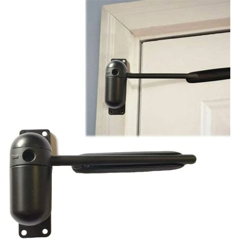 Ferme-porte, Mini Gate Et écran Ferme-porte, Surface Mounted Automatique Réglable à Ressort De Fermeture De Porte (black) 1 Ferme-porte, Mini Gate Et écran Ferme-porte, Surface Mounted Automatique Réglable à Ressort De Fermeture De Porte (black)