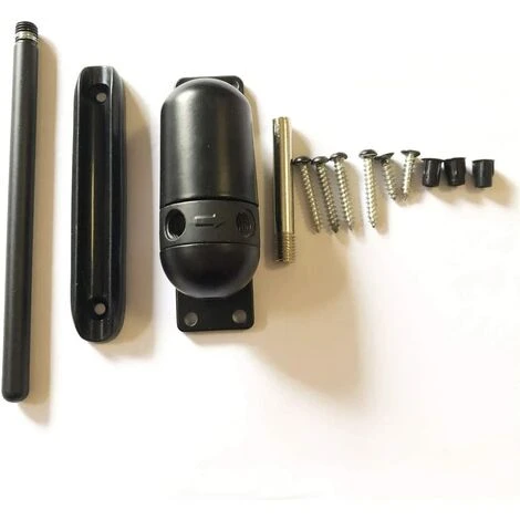 Ferme-porte, Mini Gate Et écran Ferme-porte, Surface Mounted Automatique Réglable à Ressort De Fermeture De Porte (black) 2 Ferme-porte, Mini Gate Et écran Ferme-porte, Surface Mounted Automatique Réglable à Ressort De Fermeture De Porte (black) – Image 2
