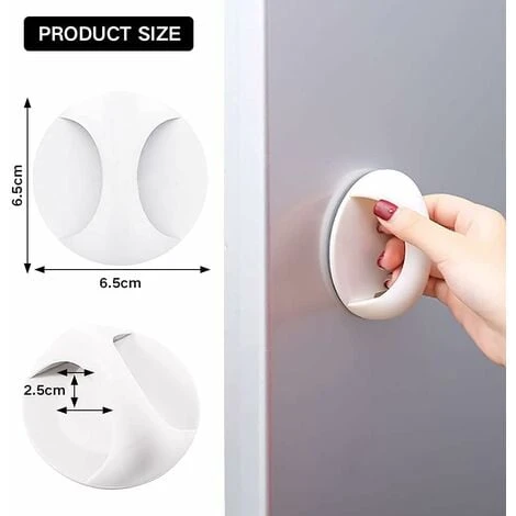 Poignée Auto-Adhésive Fontainebleau,6pcs Poignée De Porte Poignée Auto-Adhésive Pour Armoires De Cuisine Poignées Porte 2 Poignée Auto-Adhésive Fontainebleau,6pcs Poignée De Porte Poignée Auto-Adhésive Pour Armoires De Cuisine Poignées Porte – Image 2