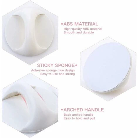 Poignée Auto-Adhésive Fontainebleau,6pcs Poignée De Porte Poignée Auto-Adhésive Pour Armoires De Cuisine Poignées Porte 3 Poignée Auto-Adhésive Fontainebleau,6pcs Poignée De Porte Poignée Auto-Adhésive Pour Armoires De Cuisine Poignées Porte – Image 3