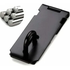 Serrure De La Porte De La Grange 90 Degrés à Angle Droit Fontainebleau, Boucle De Porte Incurvée, Boulon, Porte Coulissante(noir) -Promos Matériel Boutique 42717474 4