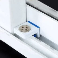 Monté Gratuit Fenêtre Loquet Macaron Enfant Fenêtre De Sécurité Serrure Pour Fenêtre Coulissante Anti-vol Limite De Verrouillage Tomber Prévention -Promos Matériel Boutique 42741262 4