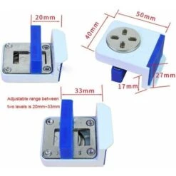 Monté Gratuit Fenêtre Loquet Macaron Enfant Fenêtre De Sécurité Serrure Pour Fenêtre Coulissante Anti-vol Limite De Verrouillage Tomber Prévention -Promos Matériel Boutique 42741262 5