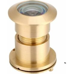Judas De 28 Mm De Large Angle De Visualisation Visionneuse De Porte Antivol Avec Cache De Protection Pour 35 Mm-60 Mm &Eacute,paisseur De Porte(Golden) - Doré