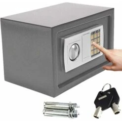 Coffre-fort Coffre-fort à Serrure En Acier De Haute Sécurité Et Boîtes De Verrouillage, Tirelire, Coffrets De Sécurité Boîte à Bijoux Pour La Maison, Le Bureau, Coffre-fort Numérique, Coffre-fort En Alliage D'acier