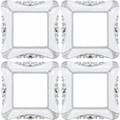 Sticker Mural Prise Interrupteur D'éclairage Auto-Adhésif Couverture Autocollant D'interrupteur En Résine Plastique Couverture D'Autocollants D'Interrupteur De Lumière Décoration Mural，Irisifr（4Pcs，bl