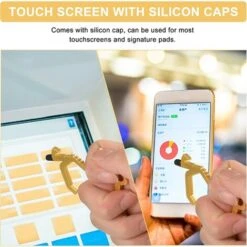 ELLE Ouvre Porte Sans Contact Portable 2 Pièces Avec Porte-Clés Et Pointe En Caoutchouc Polyvalent Santé Outil Clé Pour Ouvrir Fermer La Porte Crochet Ouvre Porte Sans Contact Gardez La Main Propre -Promos Matériel Boutique 44843338 4