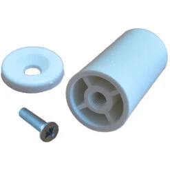 Butee Ronde Pour Lame Finale Lg40 Mm Blanche Avec Rondelle Et Vis Lg25 Zurfluh-feller