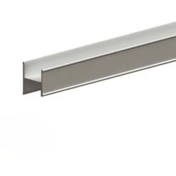 Profil En H Pour Porte 18 Mm - L : 1800 Mm - Argent
