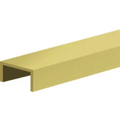 Profil En U Pour Porte 16 Mm - L : 3000 Mm - Or