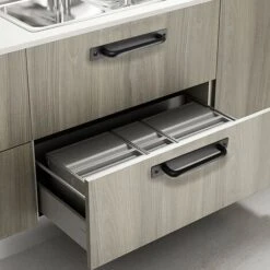 Poignee Porte Coulissante, 2 Pièces Poignée De Porte Grange, Poignée De Porte En Noire, Poignées De Porte Intérieure Extérieure Avec Vis, Pour Cuisine, Meubles, Armoires, Placards, Portes -Promos Matériel Boutique 45810059 5