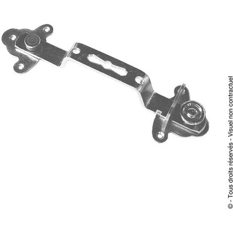 Entrebâilleur De Volet Zingué Blanc - Vrac 1 Entrebâilleur De Volet Zingué Blanc - Vrac