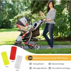 24 Pcs Autocollants Réfléchissants D'Avertissement Stickers Réfléchissants De Sécurité Stickers De Visibilité Nocturne Autocollants De Bande Imperméables Pour Véhicule, 1,18 X 3,25 Pouces Guazhuni 7 24 Pcs Autocollants Réfléchissants D'Avertissement Stickers Réfléchissants De Sécurité Stickers De Visibilité Nocturne Autocollants De Bande Imperméables Pour Véhicule, 1,18 X 3,25 Pouces Guazhuni -Promos Matériel Boutique 46938461 3