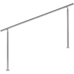 Rampe Escalier Acier Affiné V2A 180cm Rambarde Main Courante Balustrade