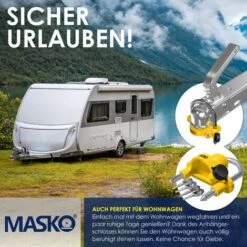 MASKO® Cadenas De Remorque Pour Attelage Courant Montage Facile Protection Contre Le Vol Sécurisation De Remorque Antivol 2 Clés Serrure Croisée Particulièrement Sûre, Jaune 8 MASKO® Cadenas De Remorque Pour Attelage Courant Montage Facile Protection Contre Le Vol Sécurisation De Remorque Antivol 2 Clés Serrure Croisée Particulièrement Sûre, Jaune -Promos Matériel Boutique 50753095 4