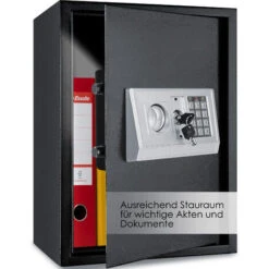 KESSER® Coffre-fort électronique Coffre-fort à Combinaison électronique Coffre-fort Mural 50 x 35 x 34,5 cm, Le Noir -Promos Matériel Boutique 50753361 4